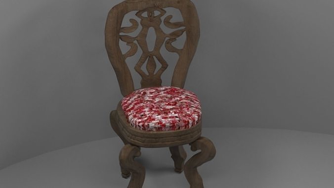 a clastic chair 3D model