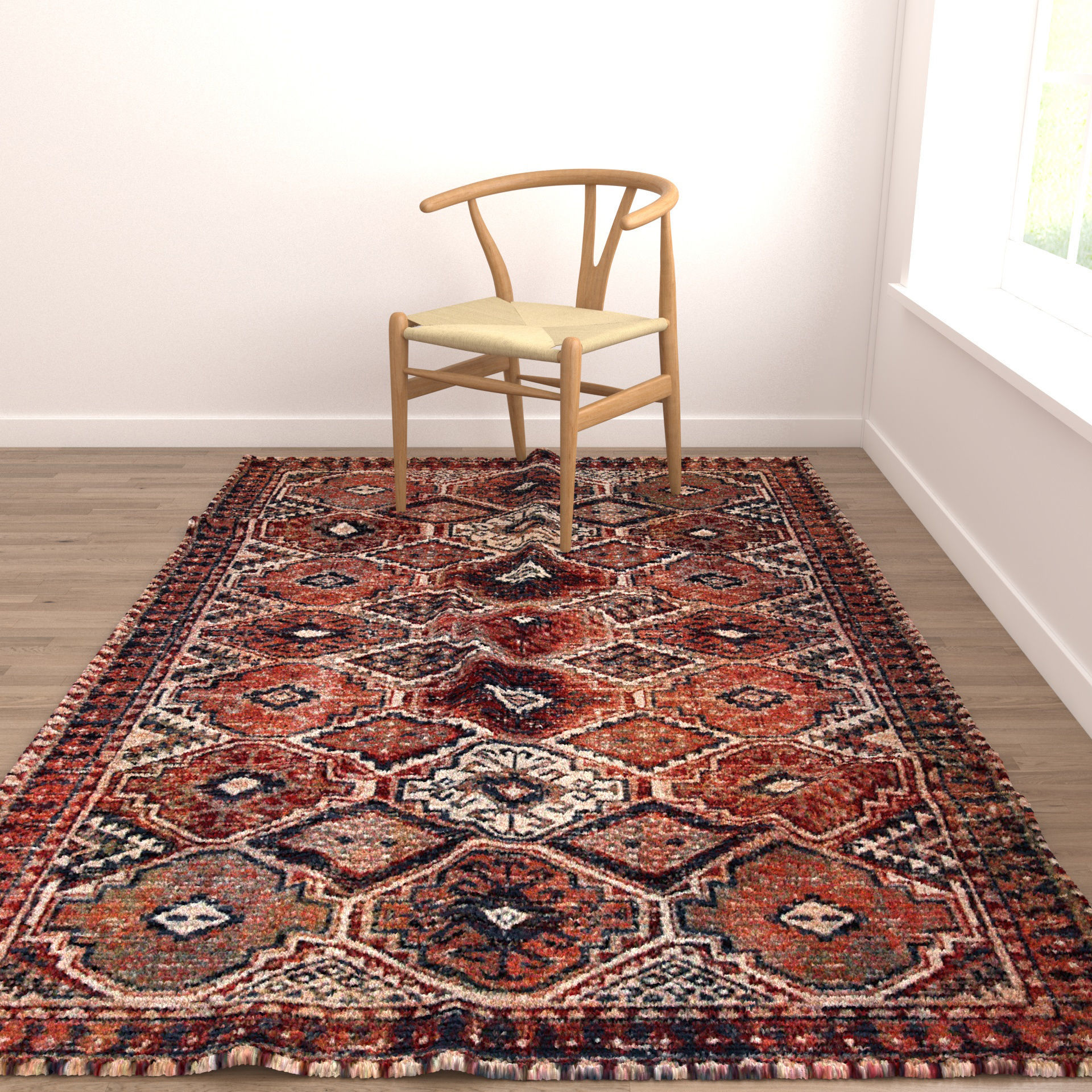 Rugs No 502 Low-poly 3D model_4
