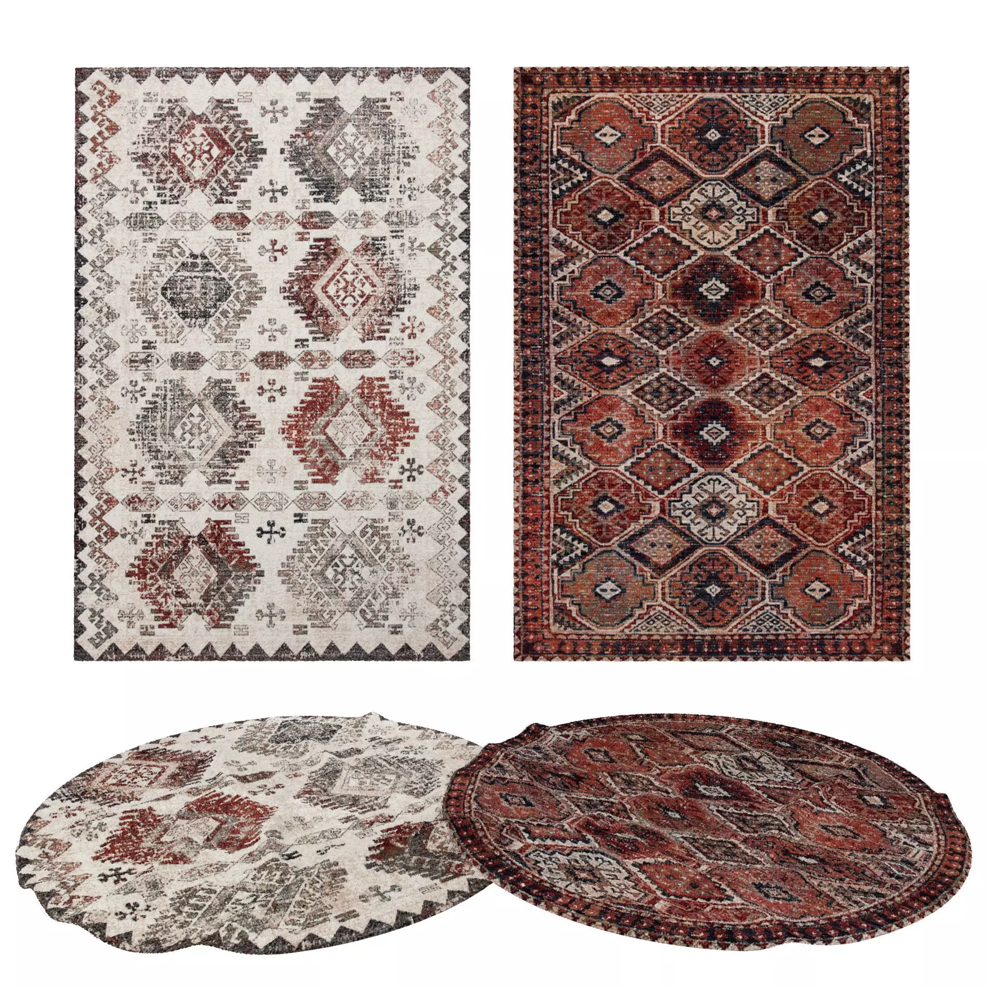 Rugs No 502 Low-poly 3D model_0