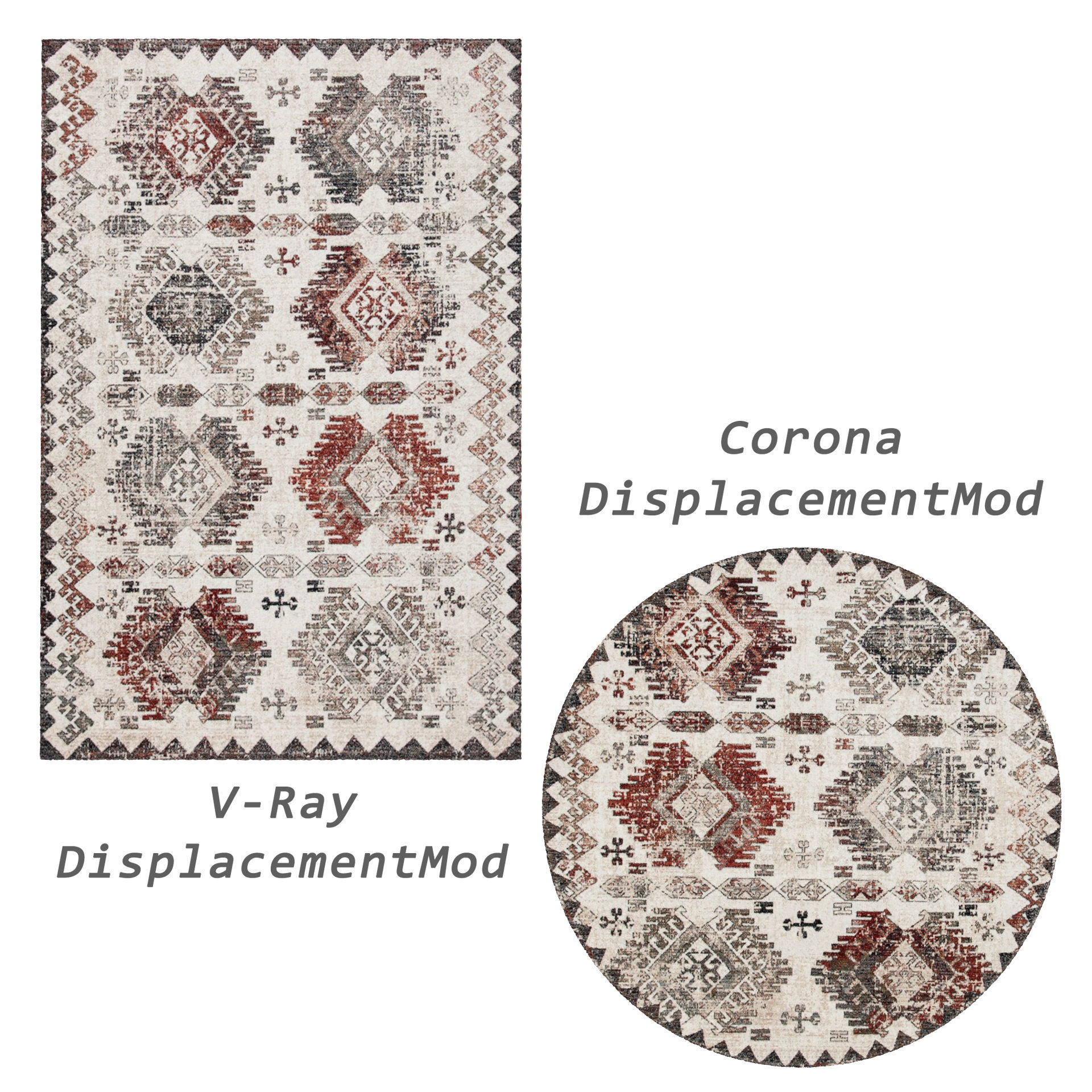 Rugs No 502 Low-poly 3D model_2