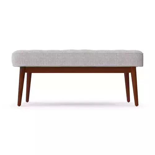 Mid Century Bench Platinum