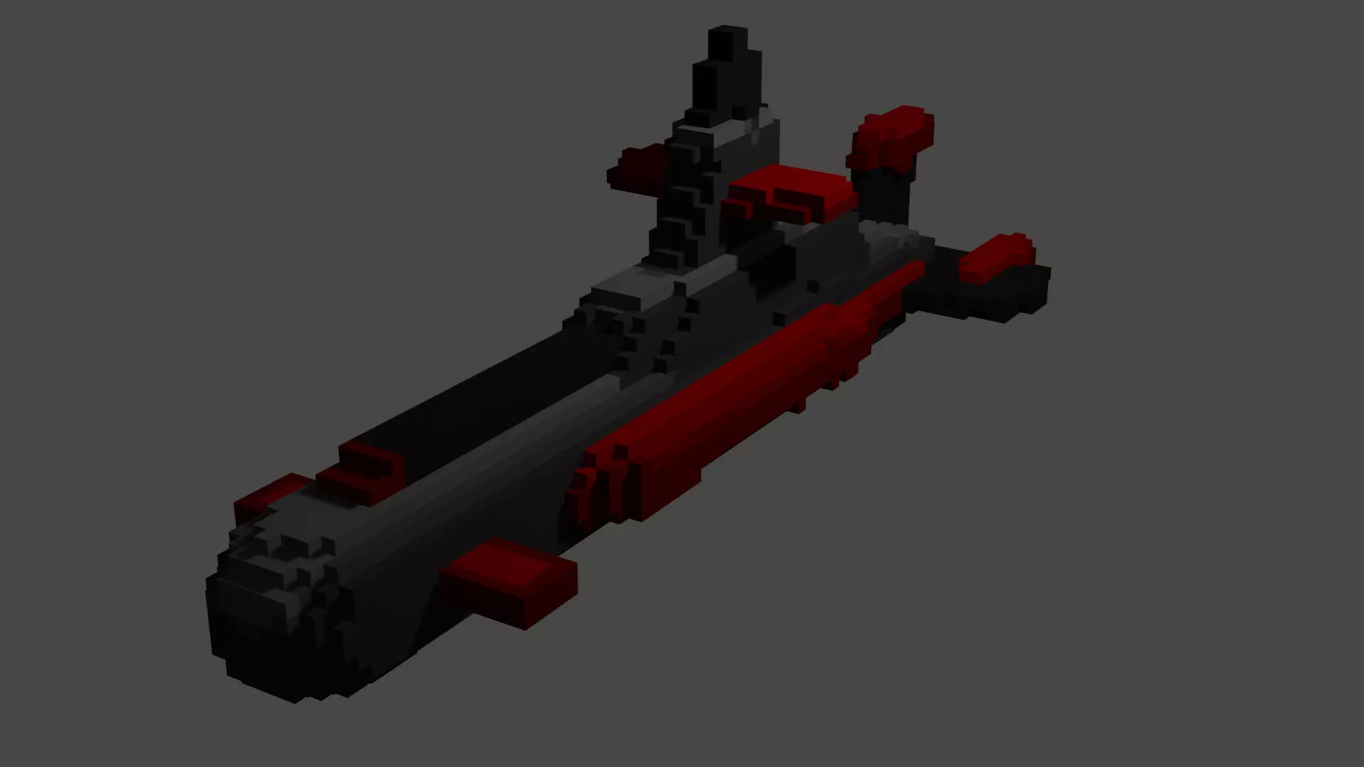 Soviet Submarine 3D model_0