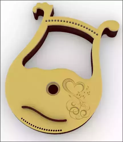 HARP INSTRUMENT H1 3D model