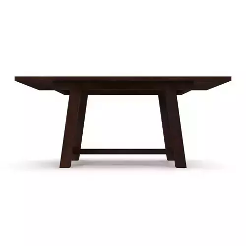Bartol Fixed Reclaimed Pine Dining Table Free 3D model