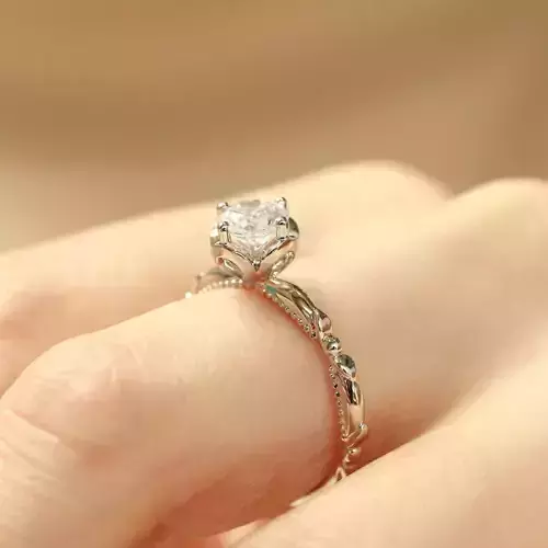 3DM Format Vintage bead band statememt ring for women