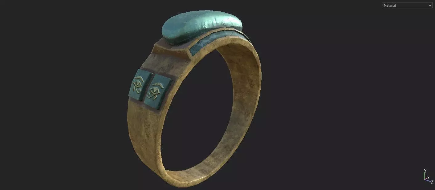 Ancient Ring  3D model_0