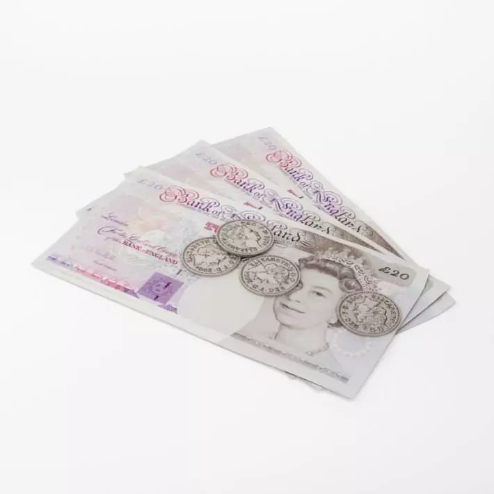 British Currency 3D model_0