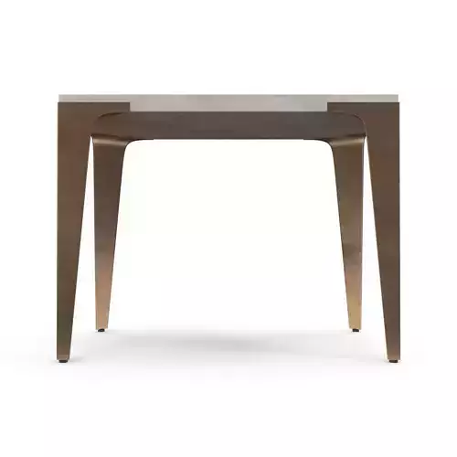 Brass Concrete Side Table 3D model