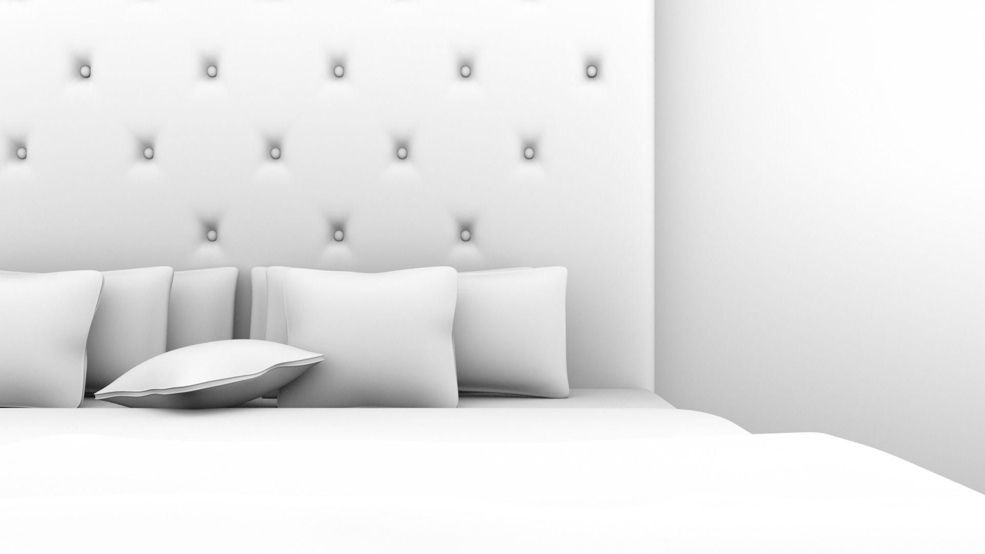 Master Bed 3D model_1