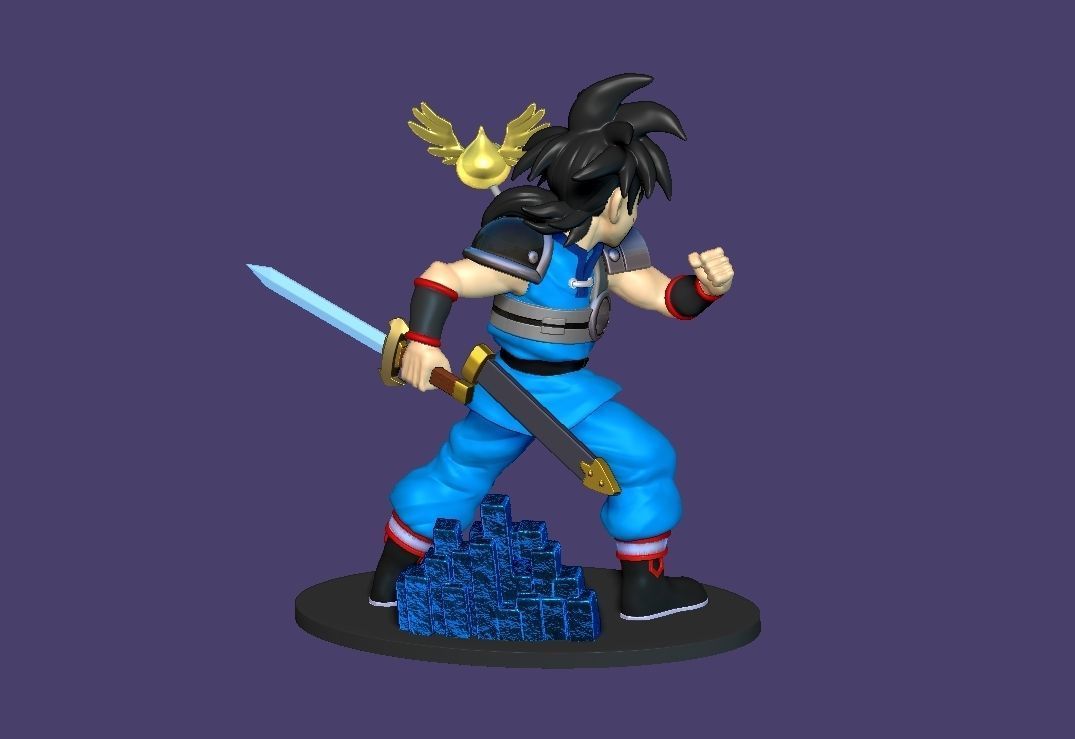Dai Dragon Quest 3d Printable Figure 3D print model_6