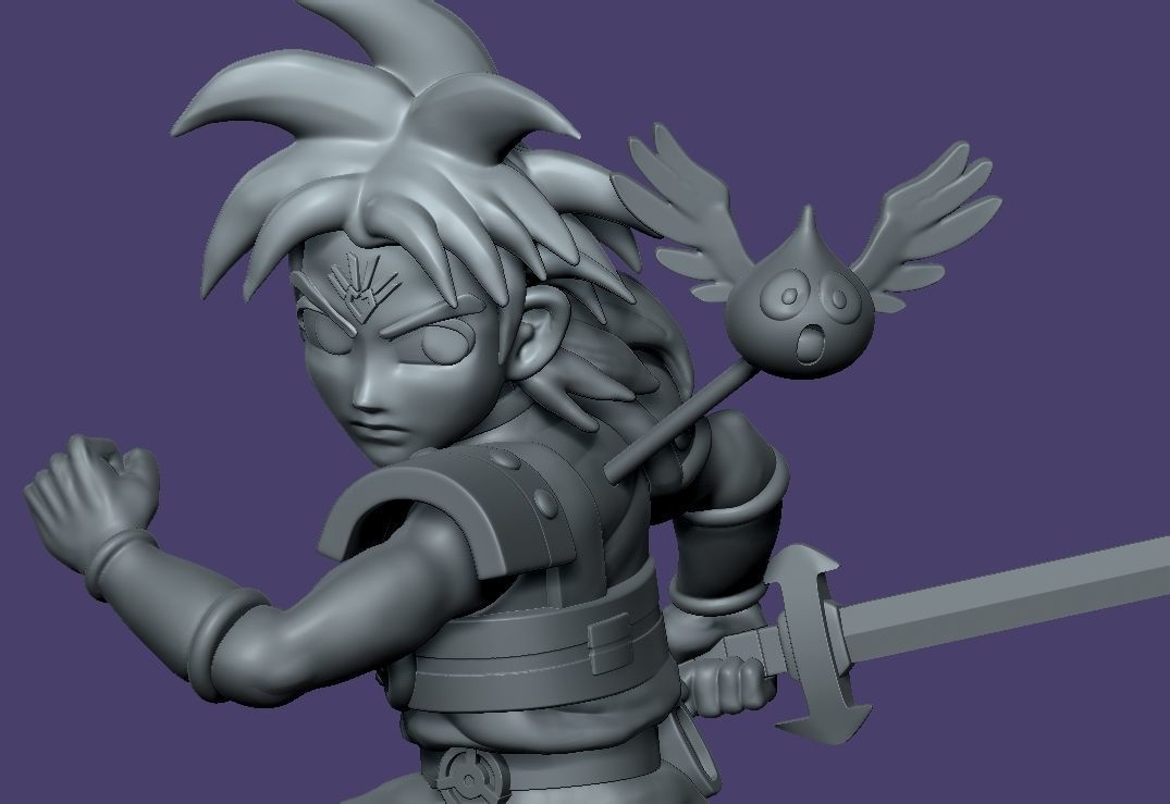 Dai Dragon Quest 3d Printable Figure 3D print model_2