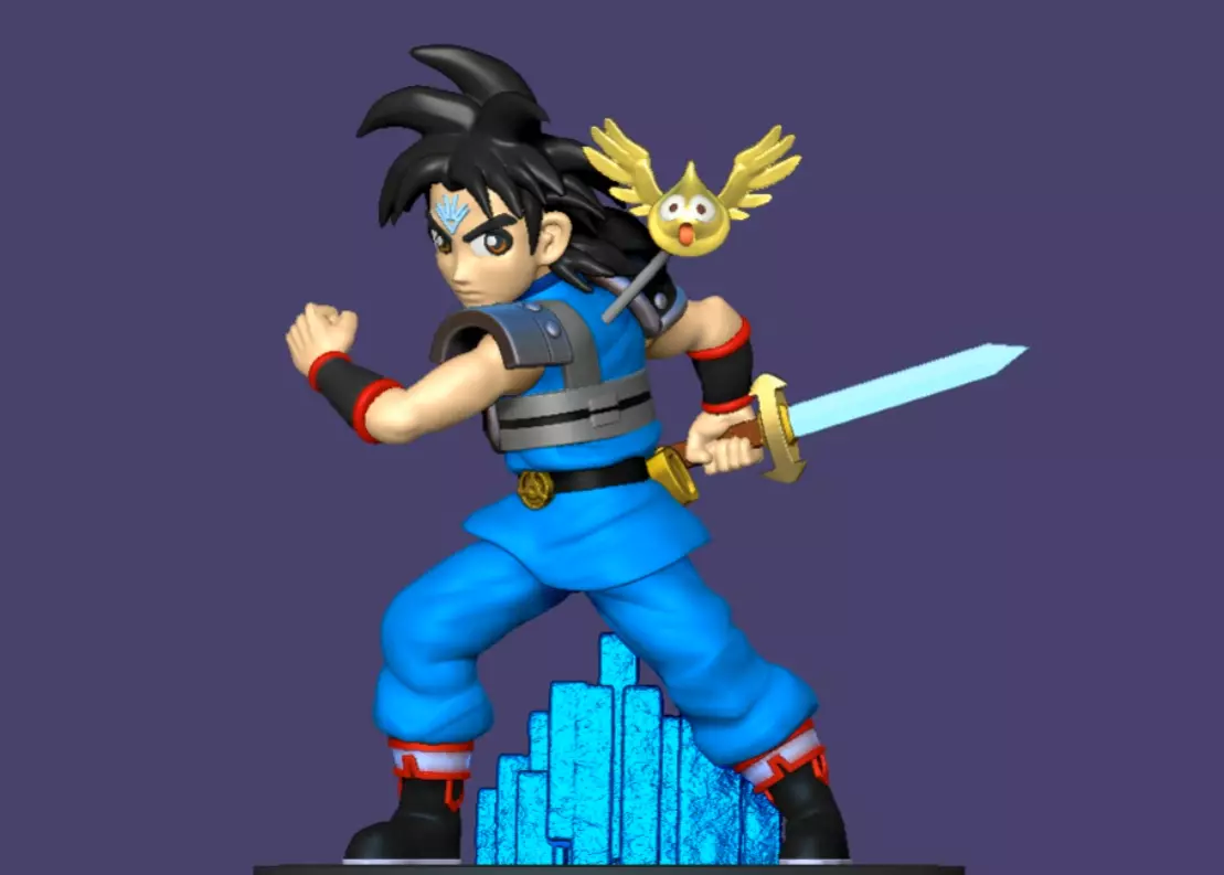 Dai Dragon Quest 3d Printable Figure 3D print model_0