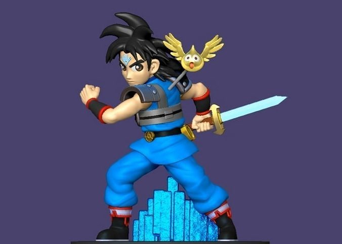 Dai Dragon Quest 3d Printable Figure 3D print model