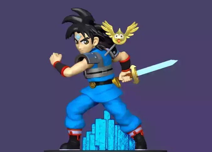 Dai Dragon Quest 3d Printable Figure