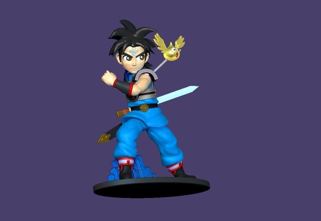 Dai Dragon Quest 3d Printable Figure 3D print model_4