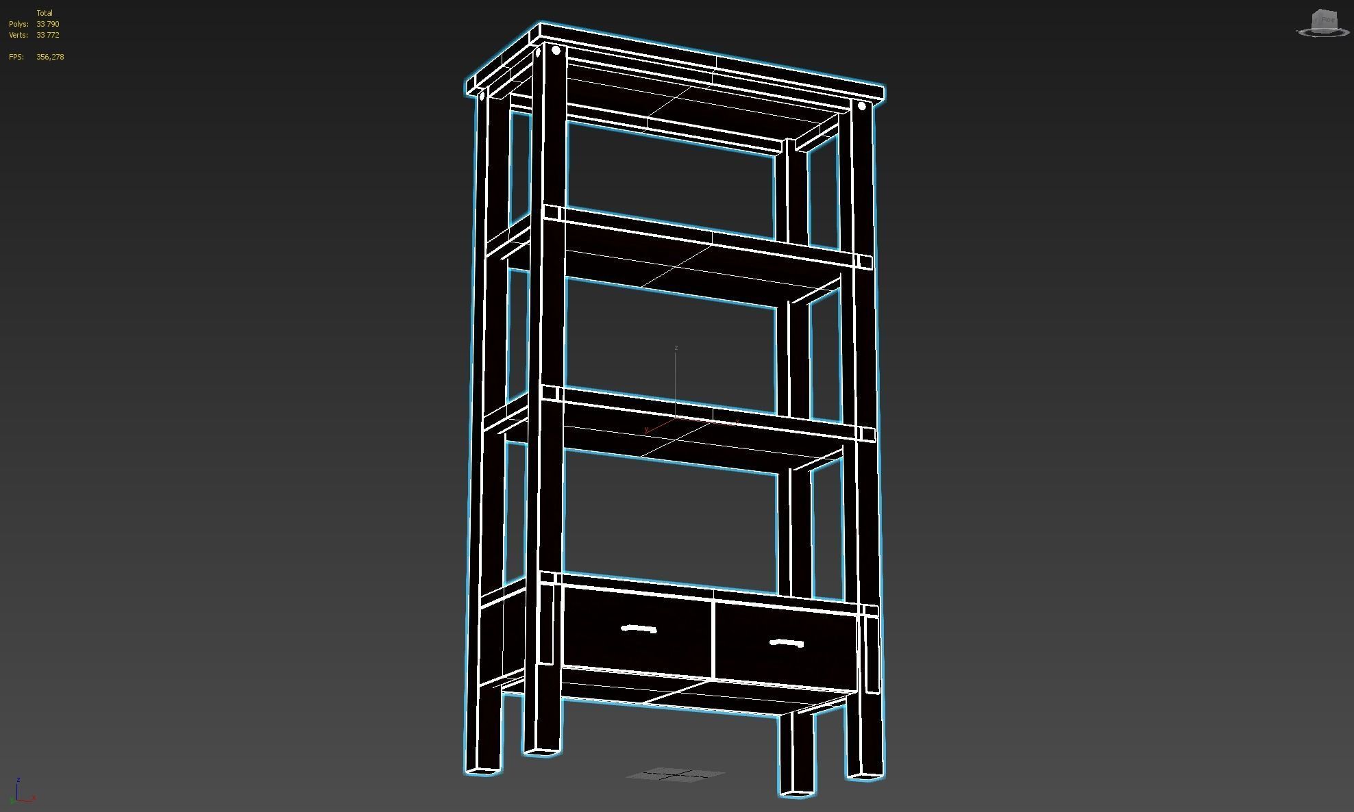 R136432 Tall Book Stand Free 3D model_5
