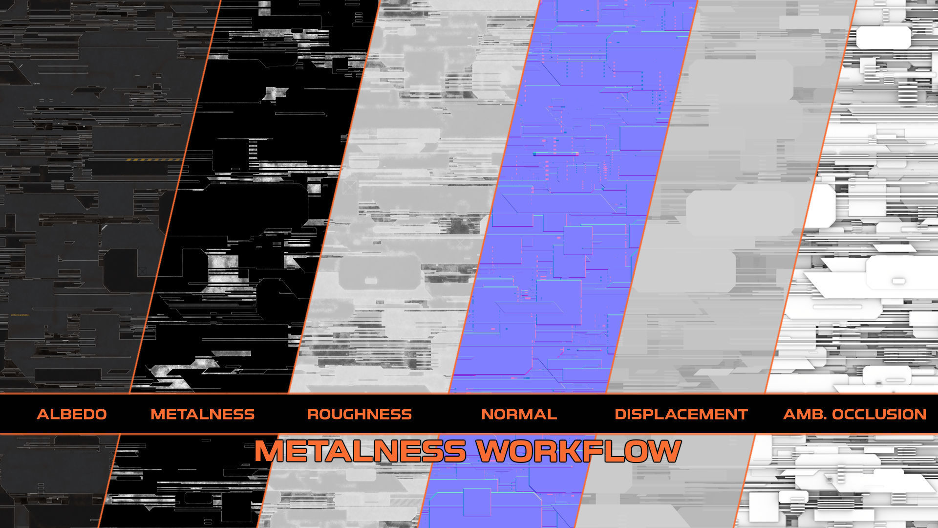 Sci Fi Greebles Texture 3 Variations Texture_2