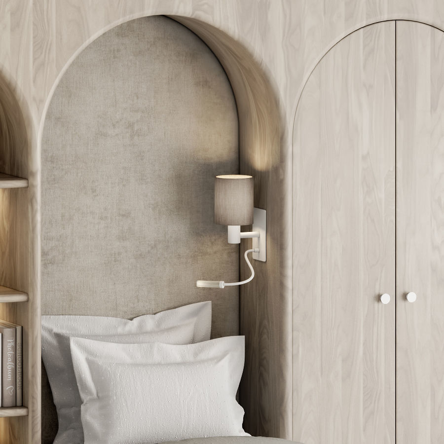 Children Room Furniture 01 3D model_4