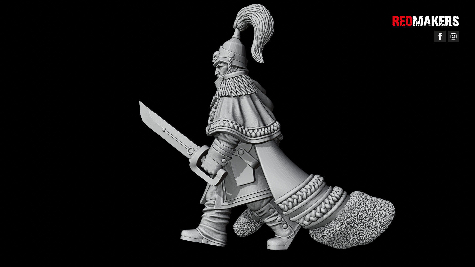 Royal Regiment - Officer of the Imperial Force 3D print model_14