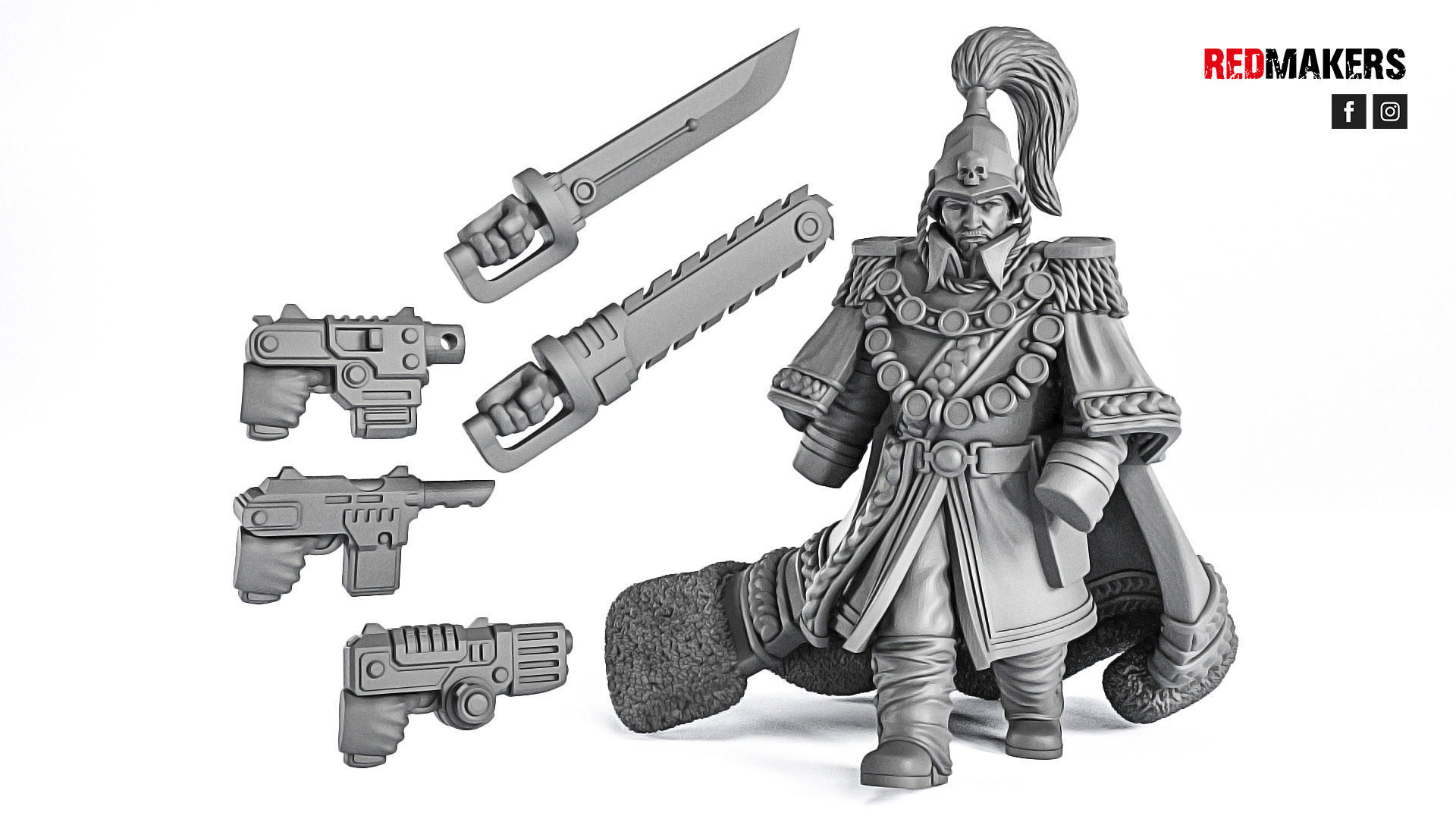 Royal Regiment - Officer of the Imperial Force 3D print model_9