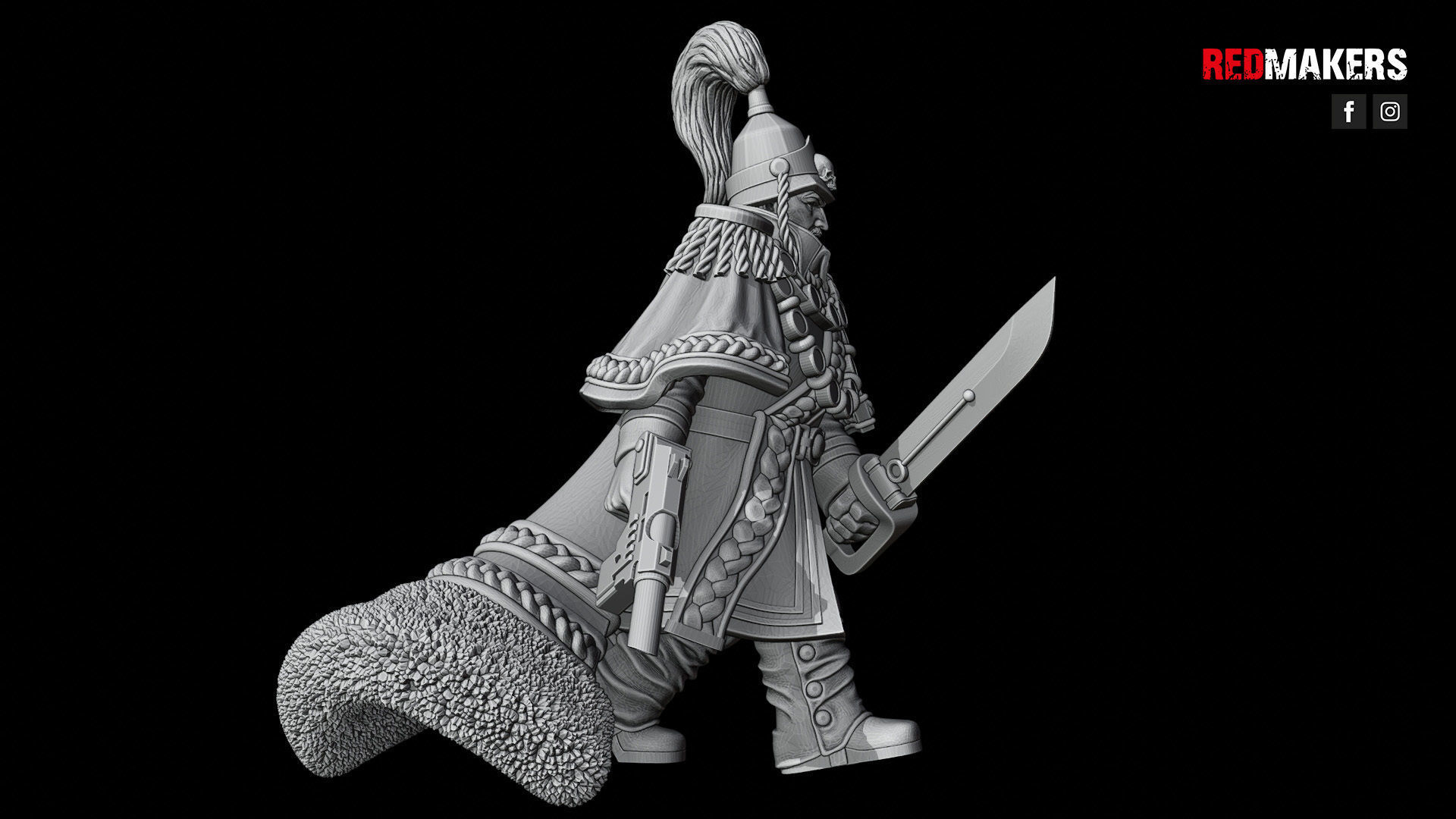 Royal Regiment - Officer of the Imperial Force 3D print model_12