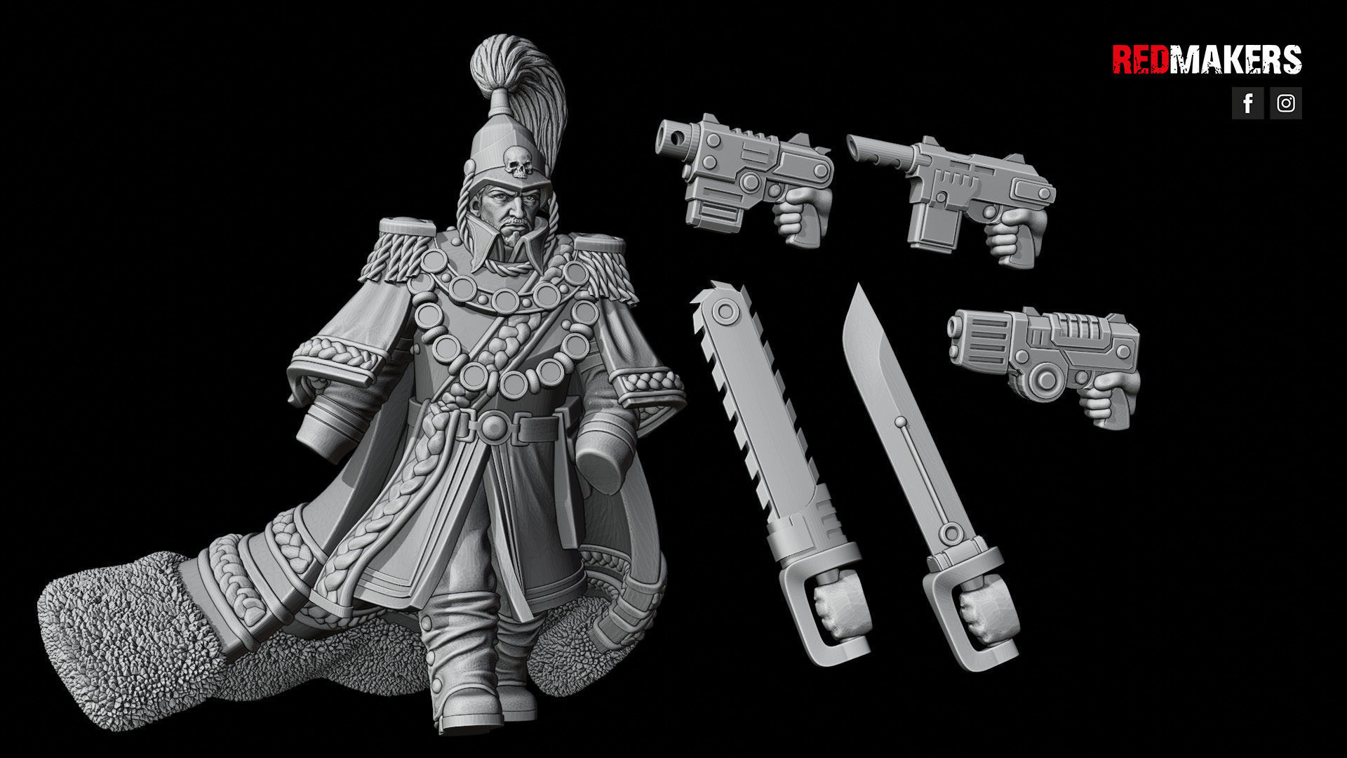 Royal Regiment - Officer of the Imperial Force 3D print model_15