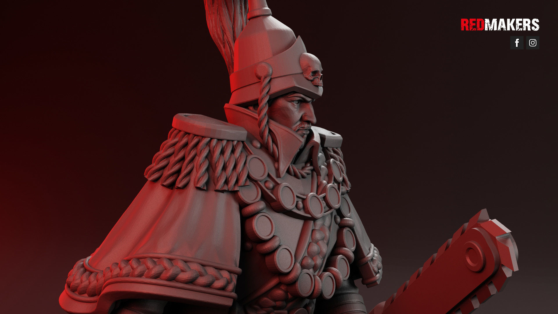 Royal Regiment - Officer of the Imperial Force 3D print model_17