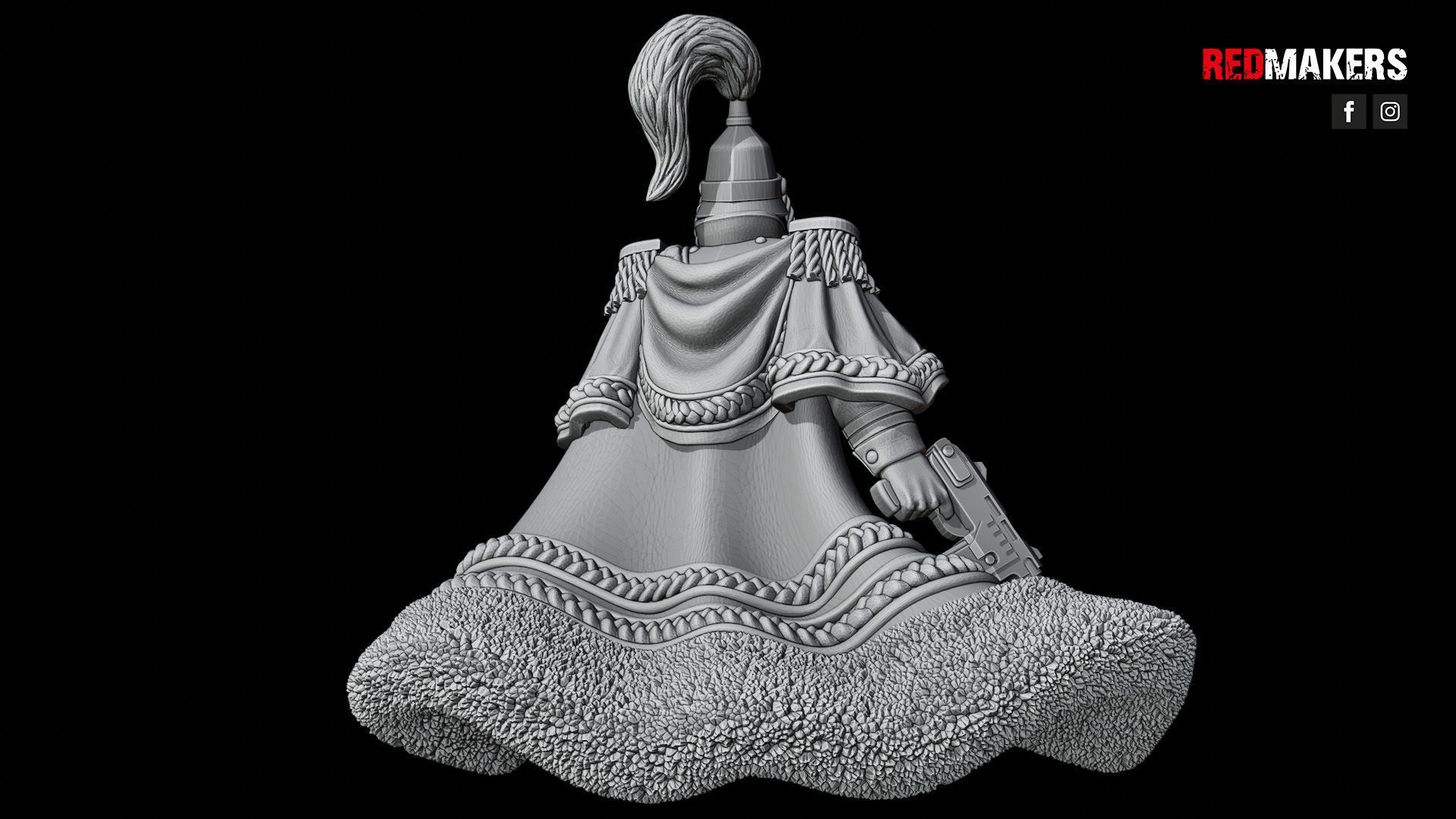 Royal Regiment - Officer of the Imperial Force 3D print model_13