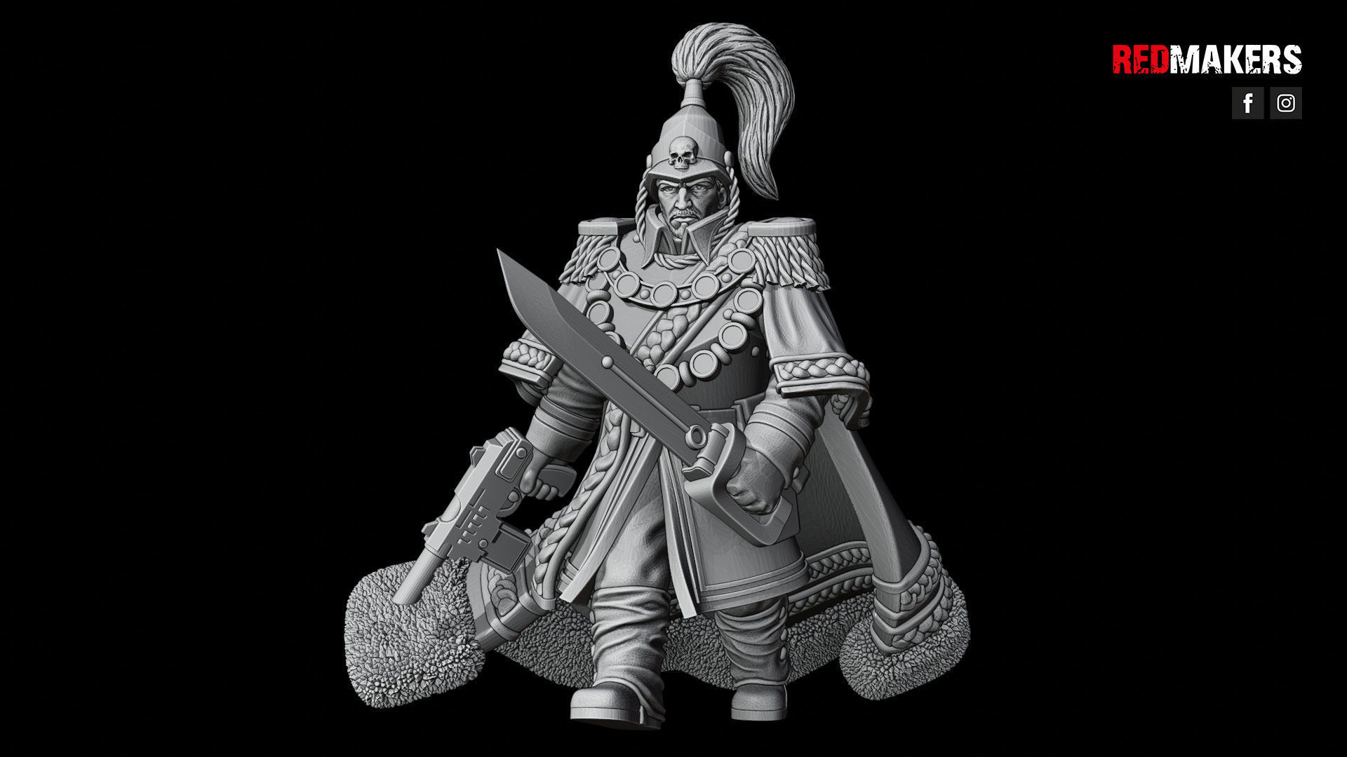 Royal Regiment - Officer of the Imperial Force 3D print model_11