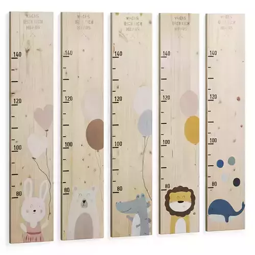 Childrens measuring bar 3D model