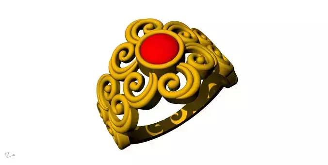 Womens Stone Ring 002