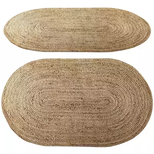 ANTHROPOLOGIE Lorne Oval Rug 3D model