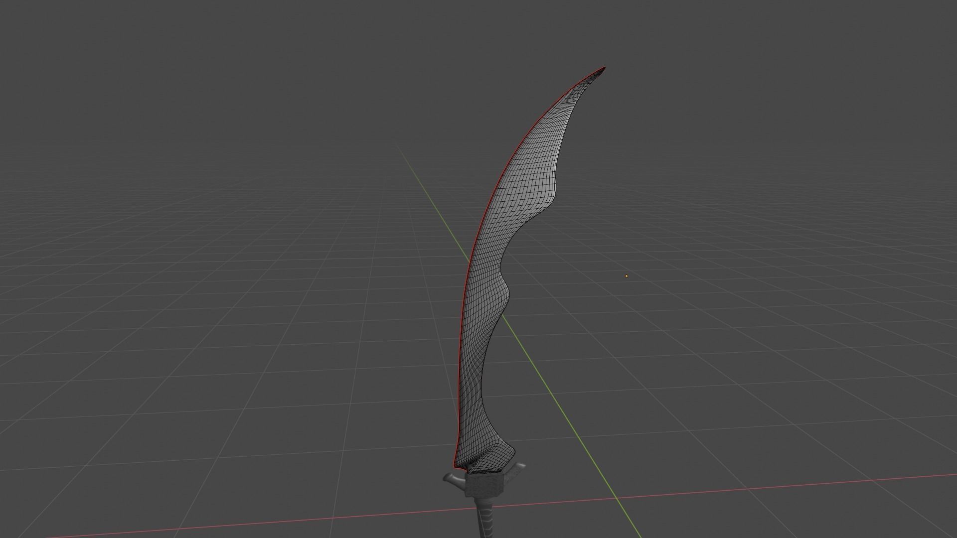 2 hand sword Free 3D model_4