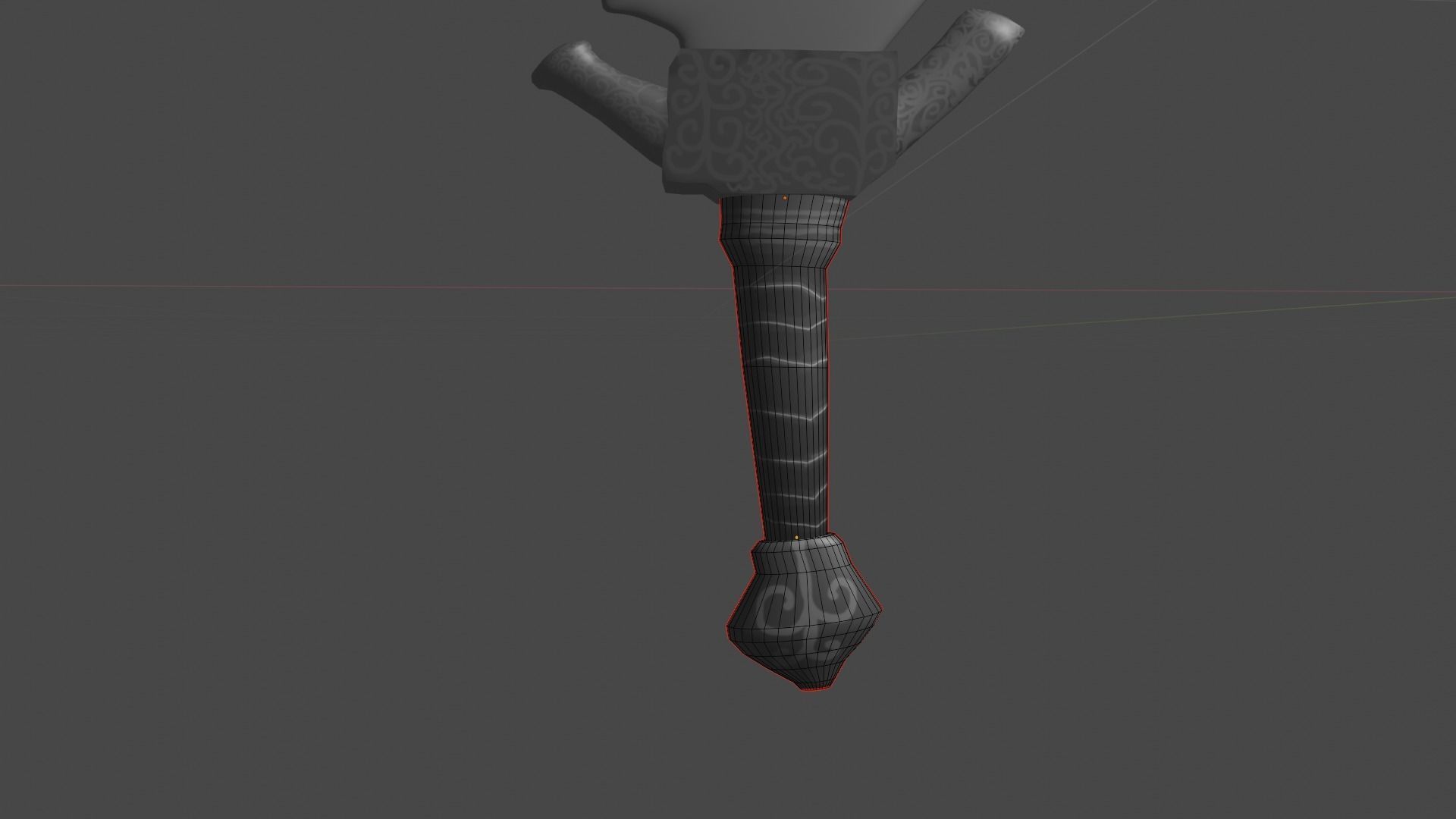 2 hand sword Free 3D model_7