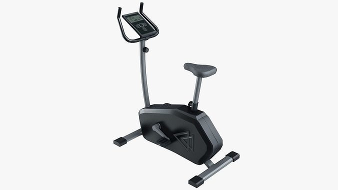 Exercise Bike Low-poly 3D model