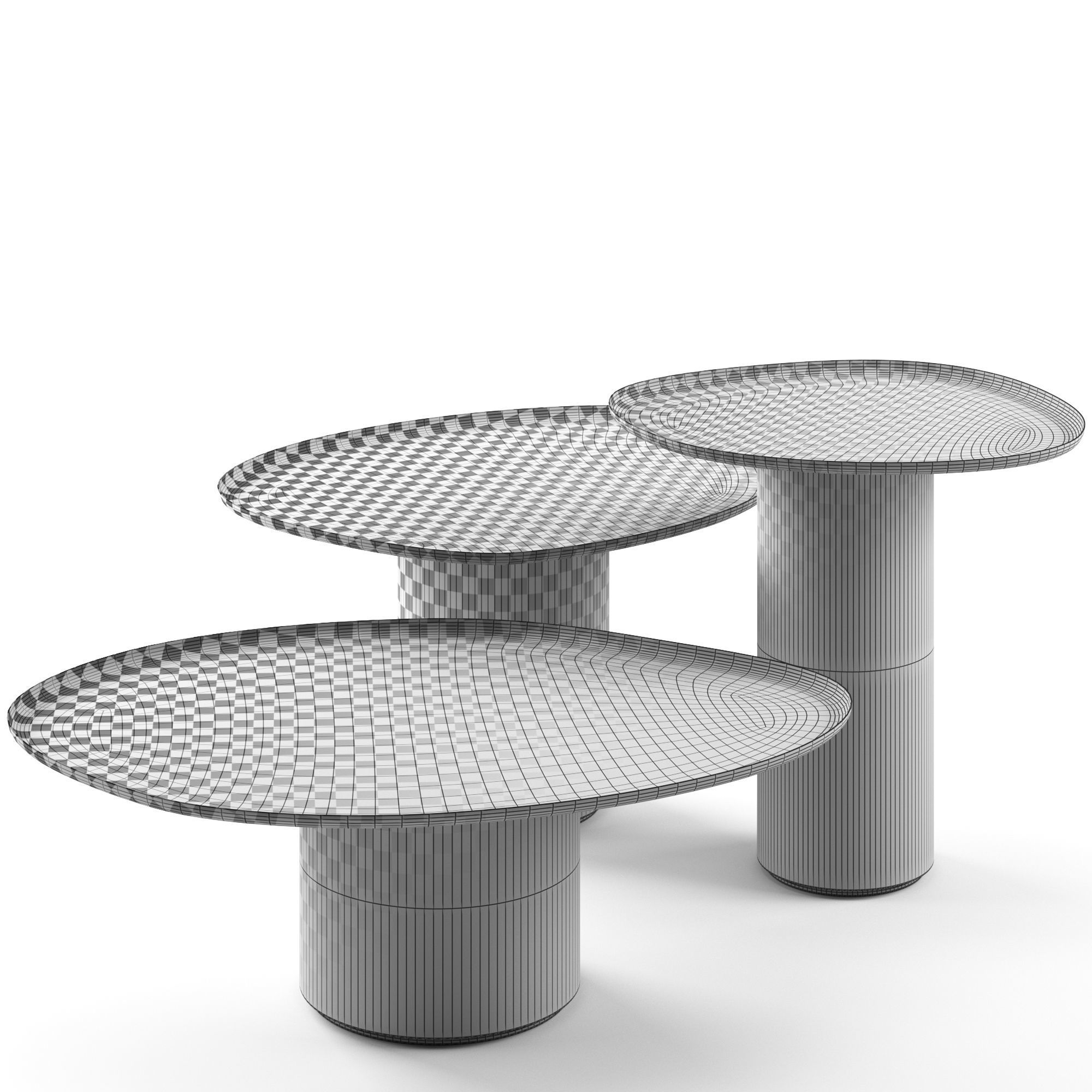Drops Coffee Table By De Castelli 3D model_6