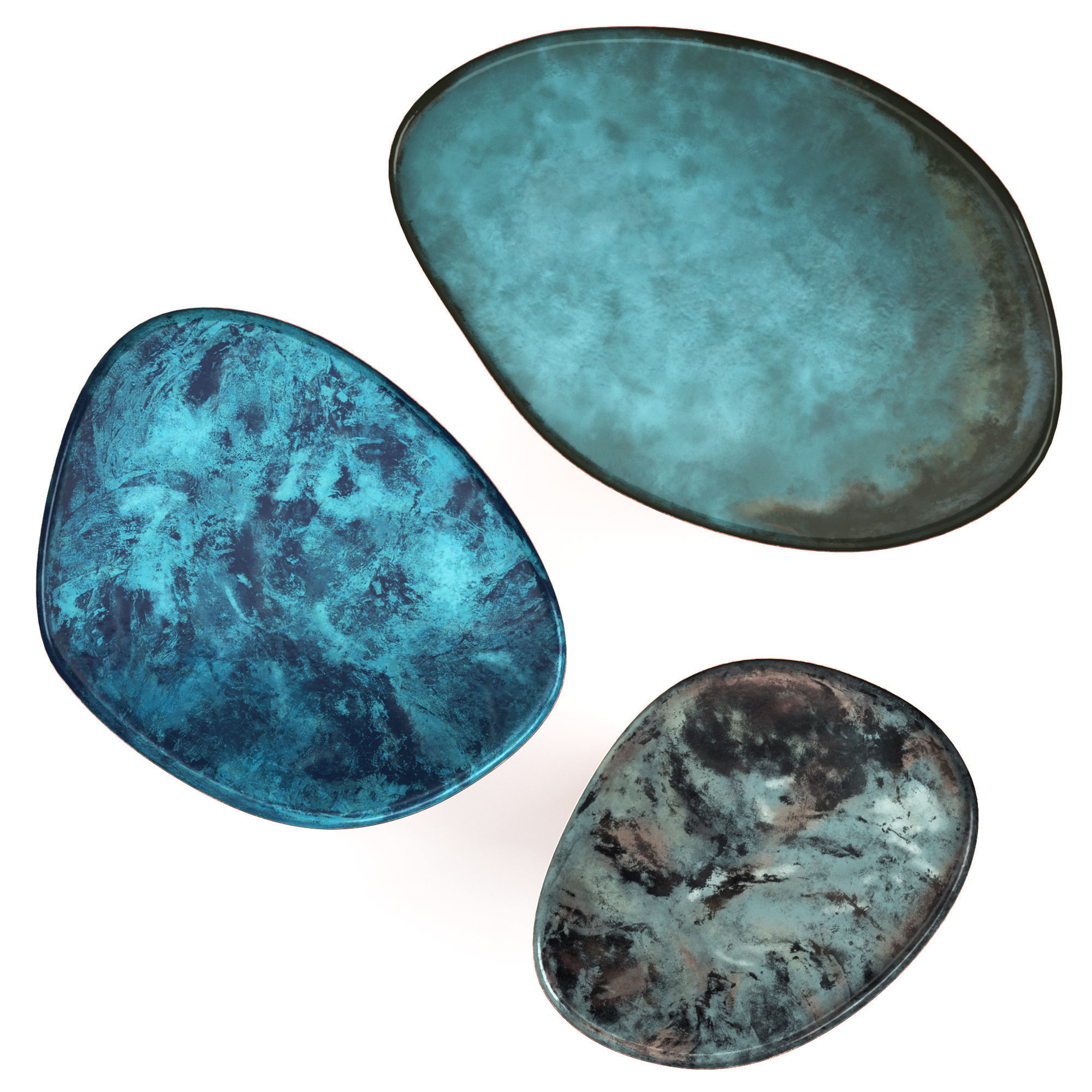 Drops Coffee Table By De Castelli 3D model_5