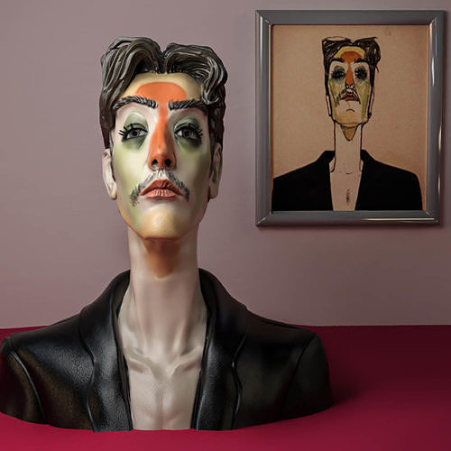  Egon Schiele 3d printing stl 3D print model