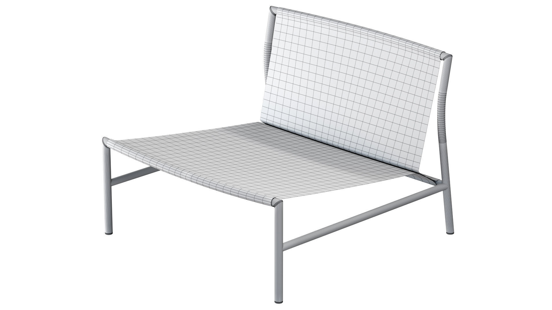 HI TECH LOUNGE CHAIR 3D model_3