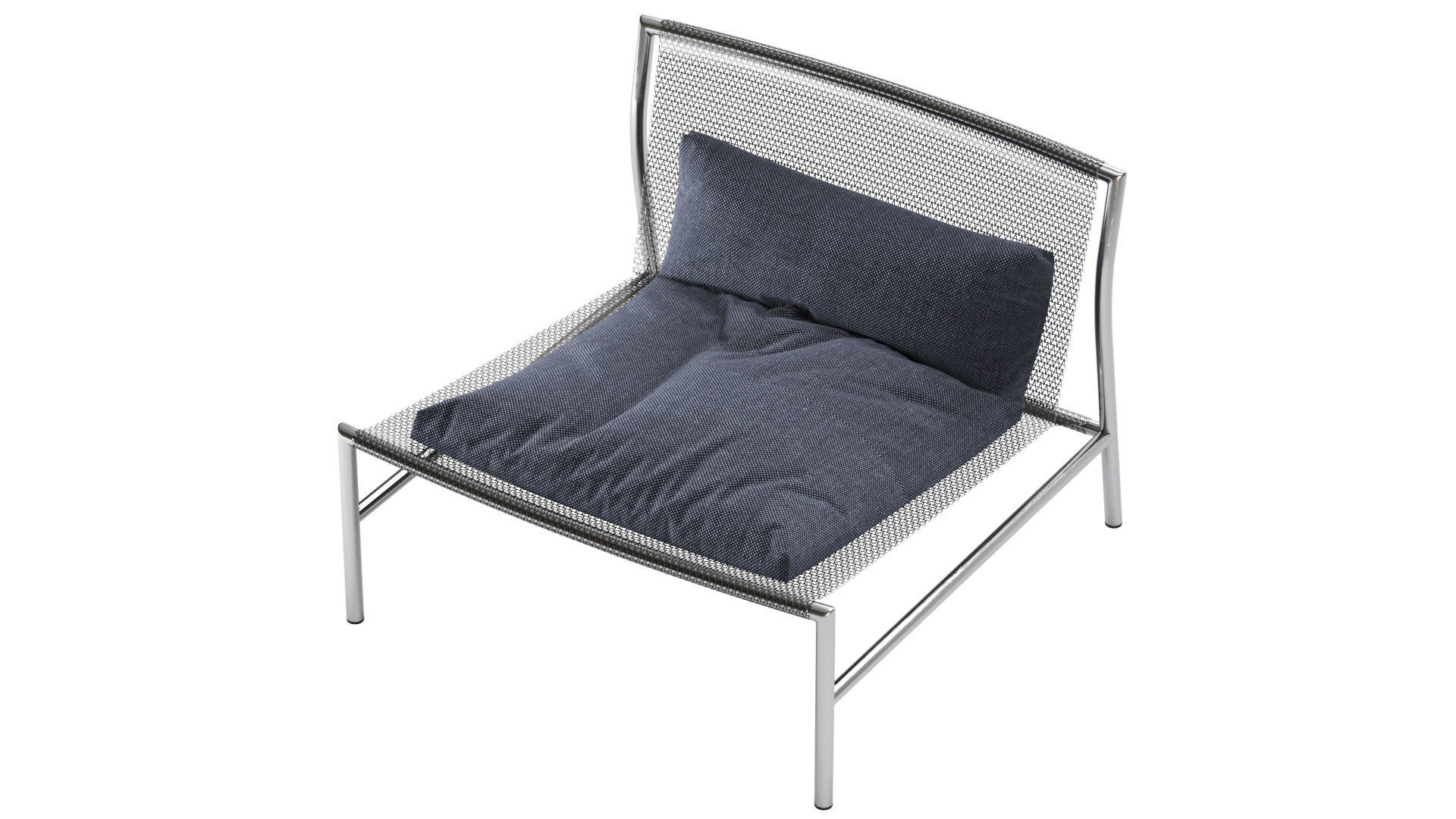 HI TECH LOUNGE CHAIR 3D model_6