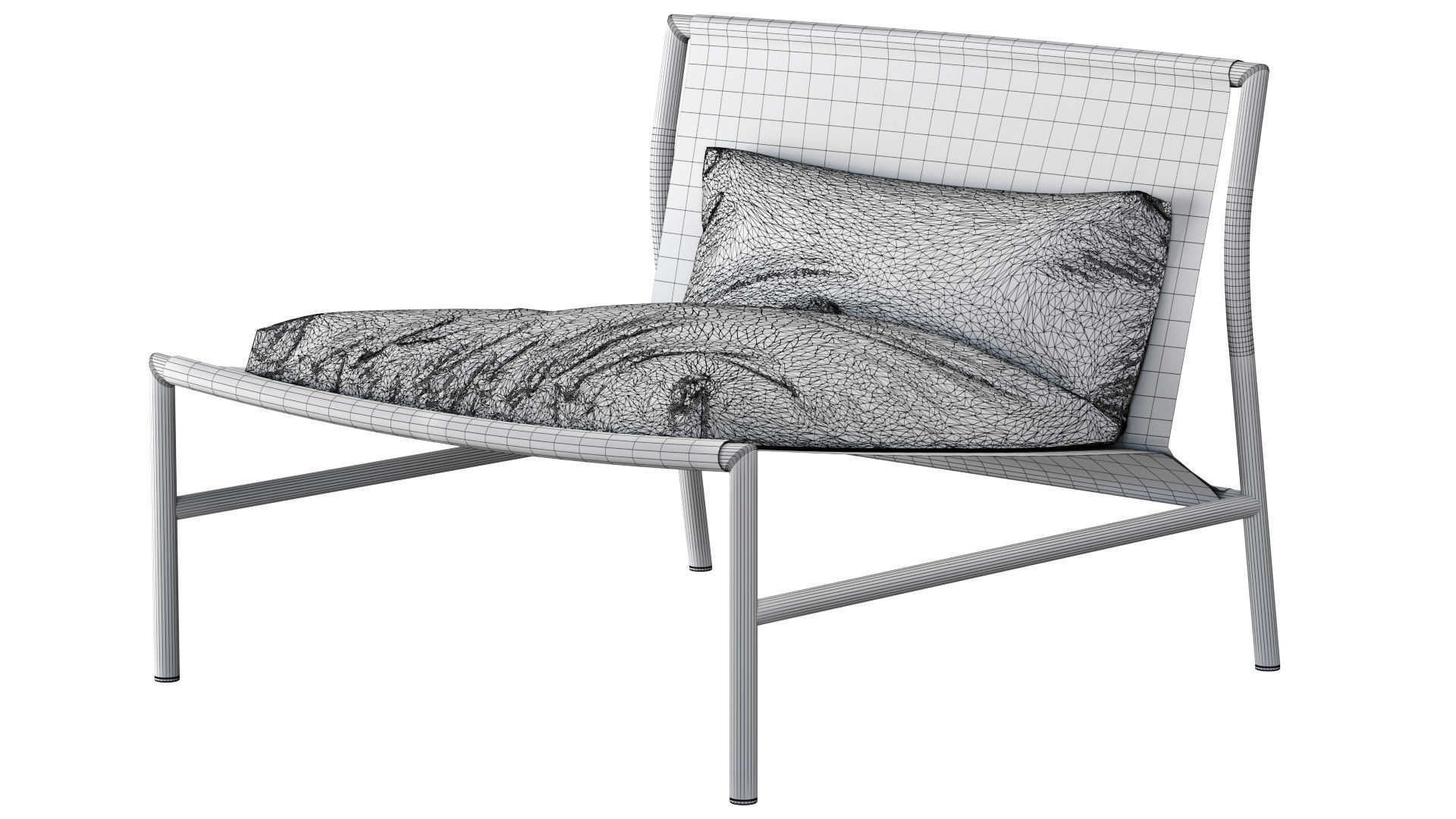 HI TECH LOUNGE CHAIR 3D model_1