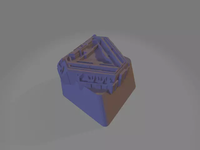 Iron Man keycap 3D print model_0