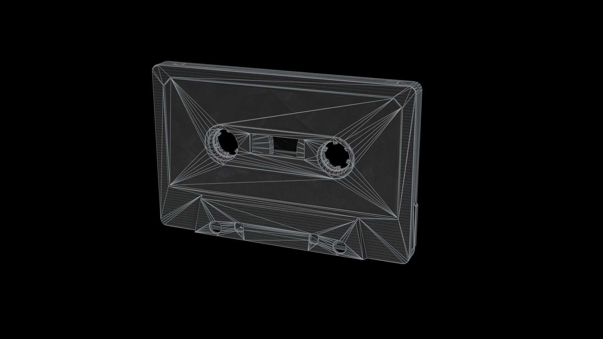 Cassette Tape 3D model_9
