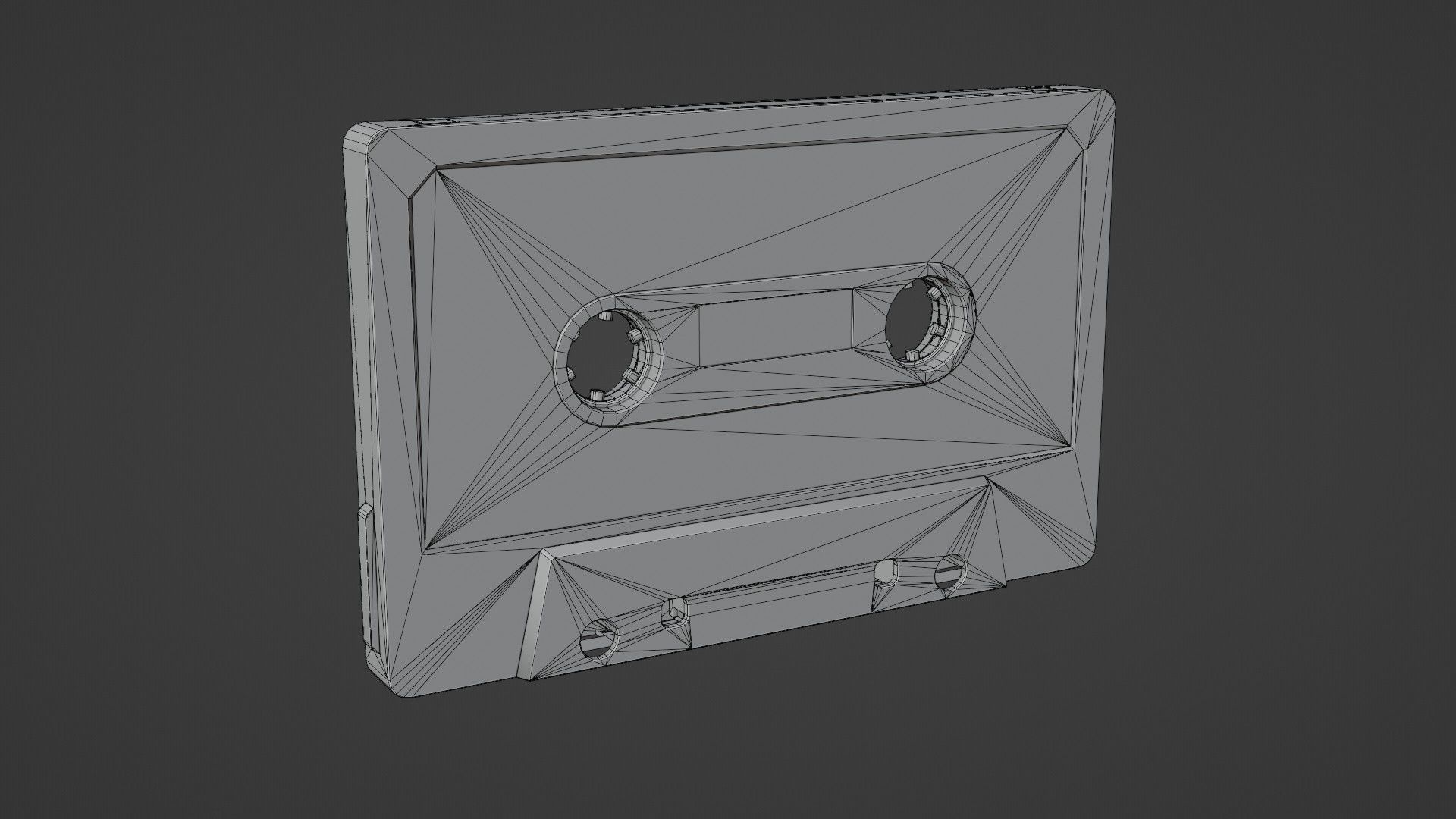 Cassette Tape 3D model_1