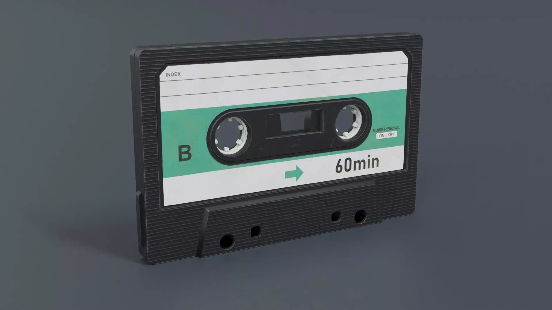 Cassette Tape 3D model_0