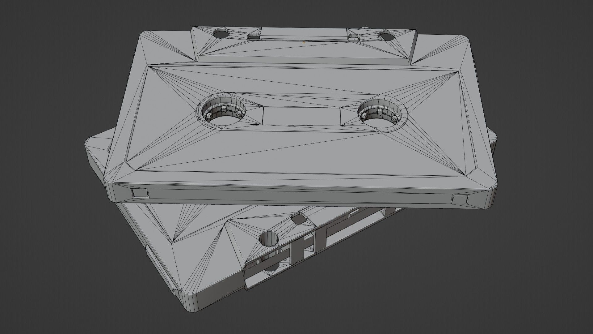 Cassette Tape 3D model_3
