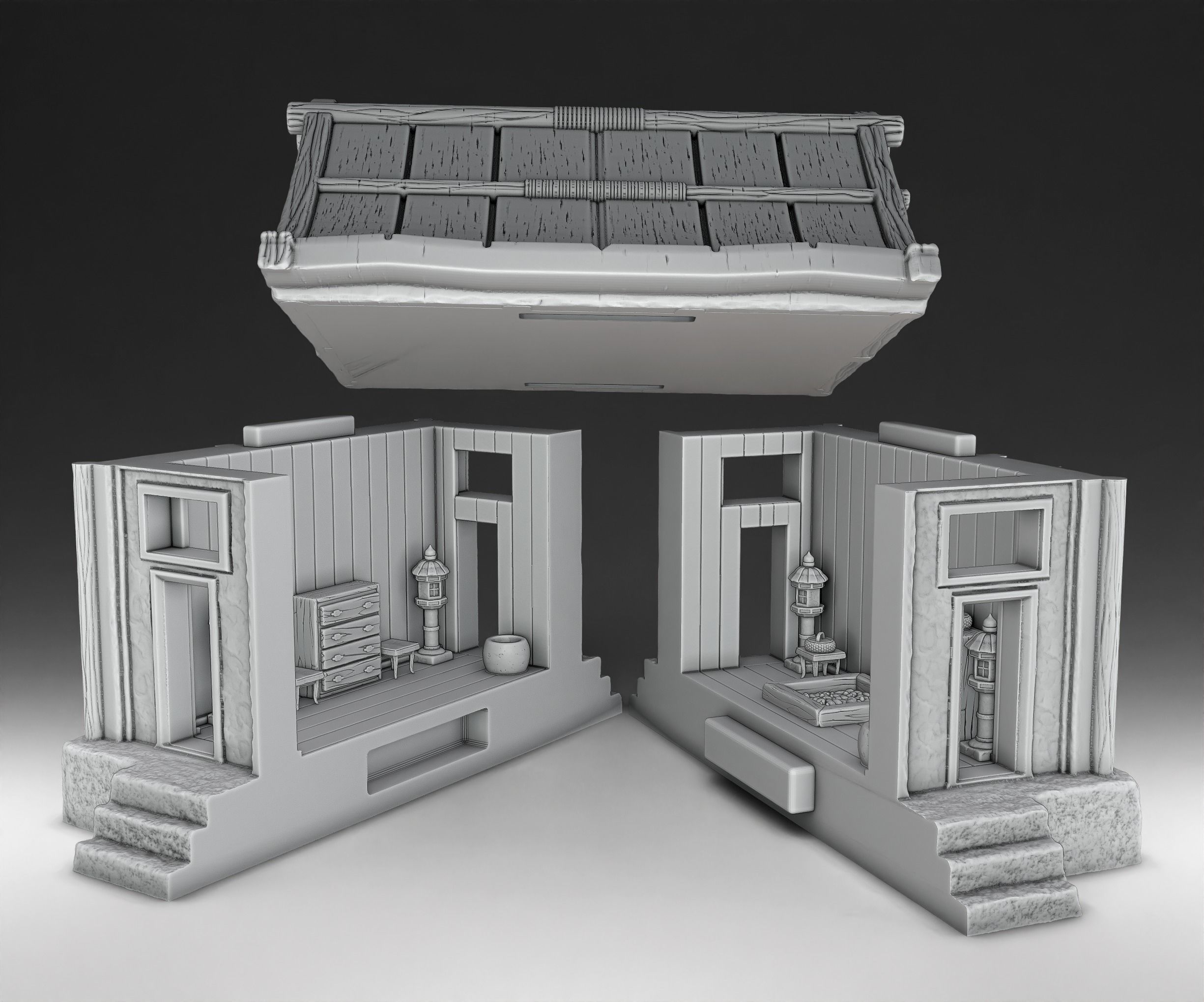House chinese no 3D print model_2