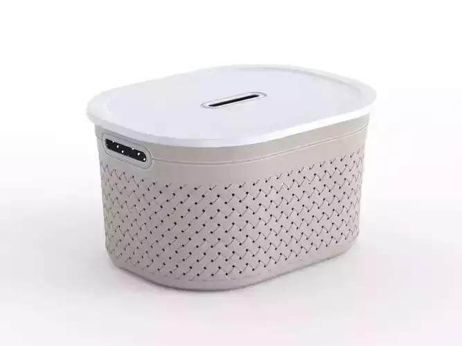 Hard Plastic Basket Weave