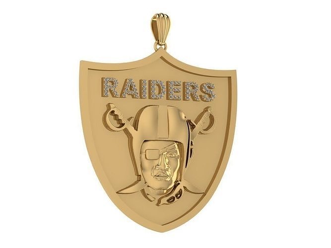 Oakland Raiders Pendant 3D print model