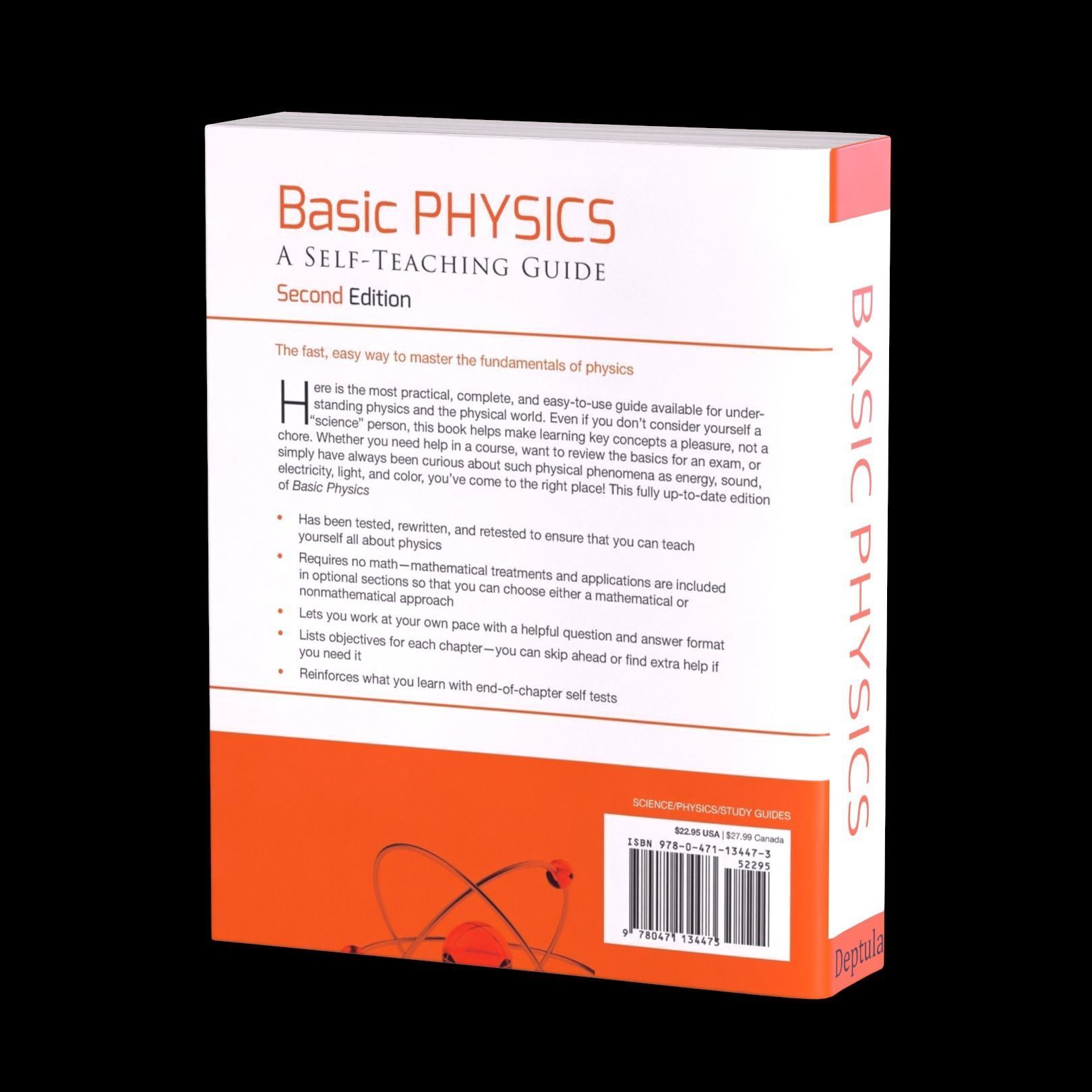 Basic Physics Book Low-poly 3D model_6